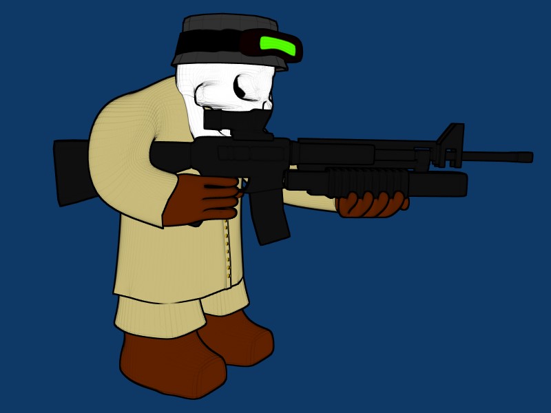 First Completed Model/Project: Cartoon Soldier of Undeath - Finished ...