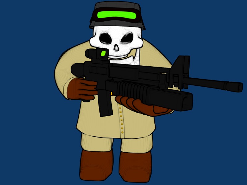 First Completed Model/Project: Cartoon Soldier of Undeath - Finished ...