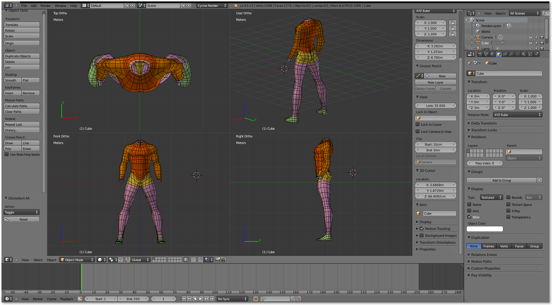 Human Base Mesh [Male] - Works in Progress - Blender Artists Community