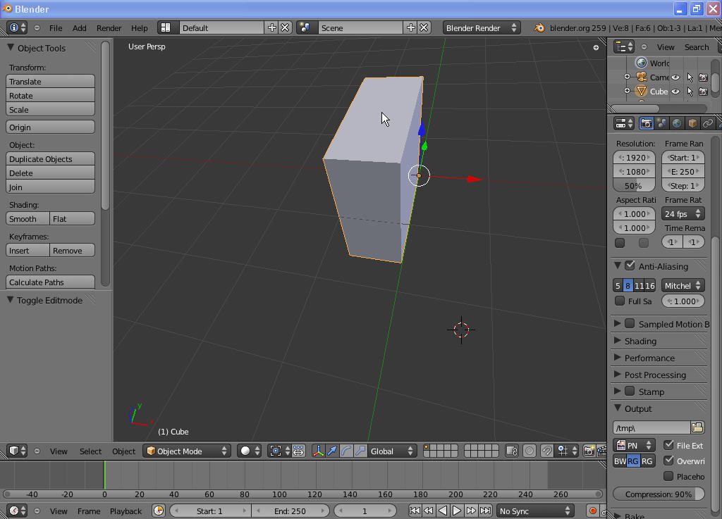 blender zoom view to object