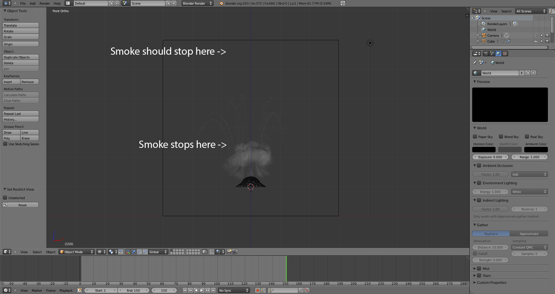 SOLVED] Baking a smoke simulation - Particles and Physics Simulations -  Blender Artists Community