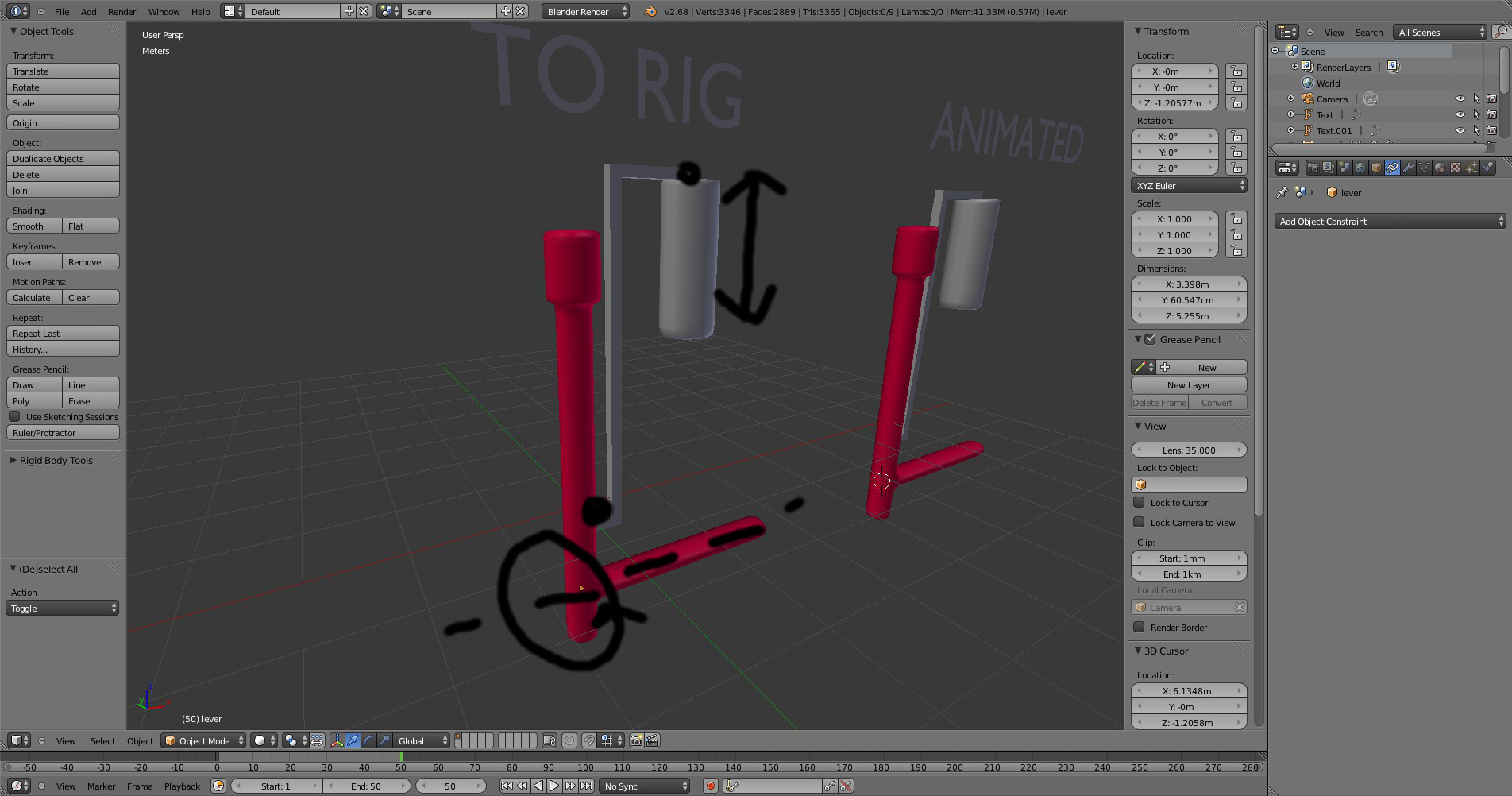 Mechanical rig setup problem - Animation and Rigging - Blender Artists ...