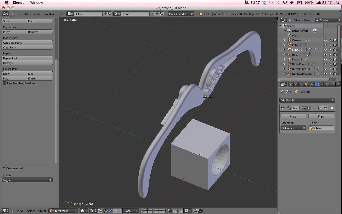 Blender Boolean Problem Problem with boolean modifier - Modeling - Blender Artists Community