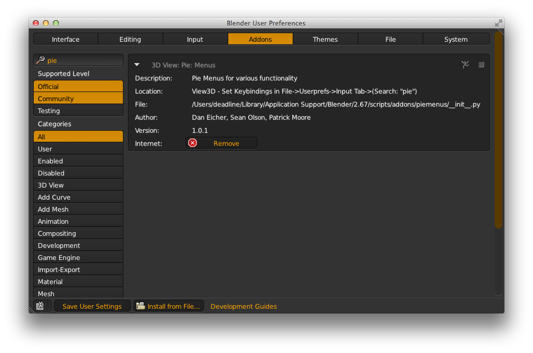 Pie Menus in Blender 2.67 - Technical Support - Blender Artists Community