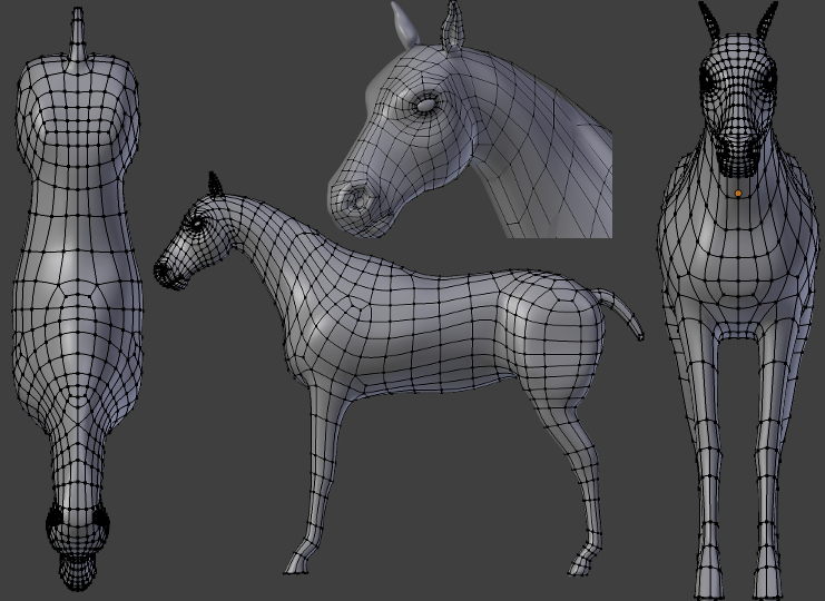 Topology on my horse - Works in Progress - Blender Artists Community