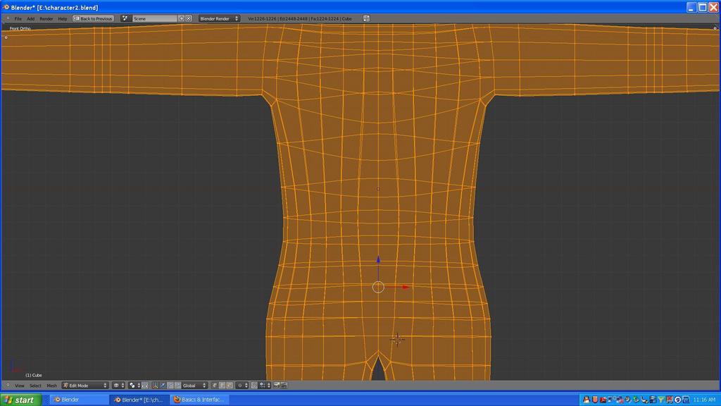 why does my mesh appear disconnected in object mode? - Basics ...