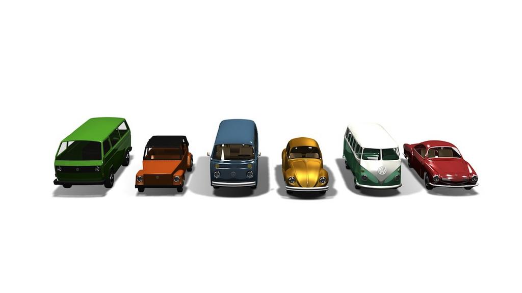 My Free Classic Vw Car Models Finished Projects Blender - free car models for blender