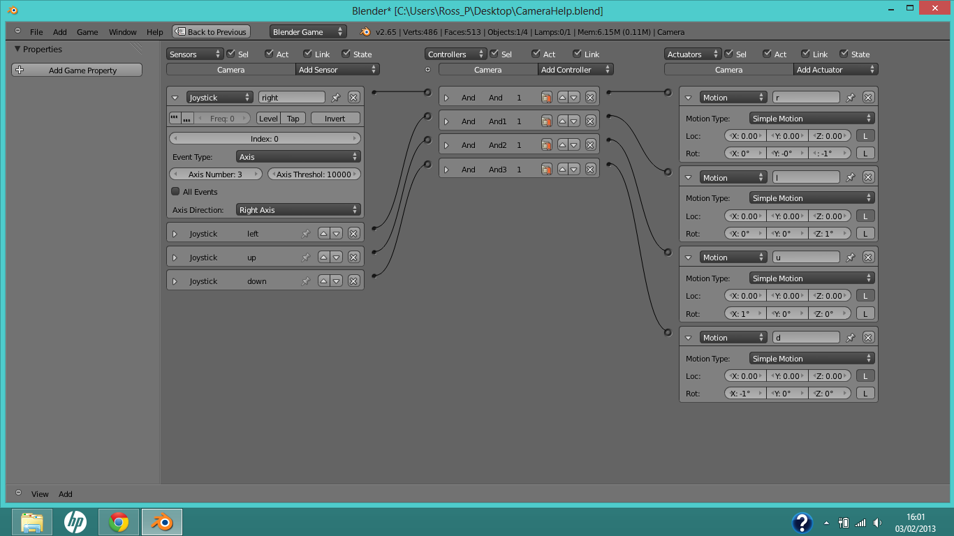 Camera problem with joystick rotation - Game Engine Support and ...