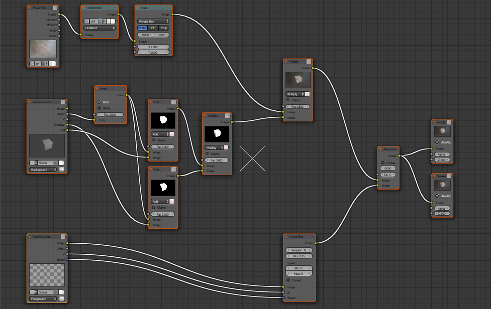 Camera Tracking Problem - Rendering - Compositing and Post Processing ...