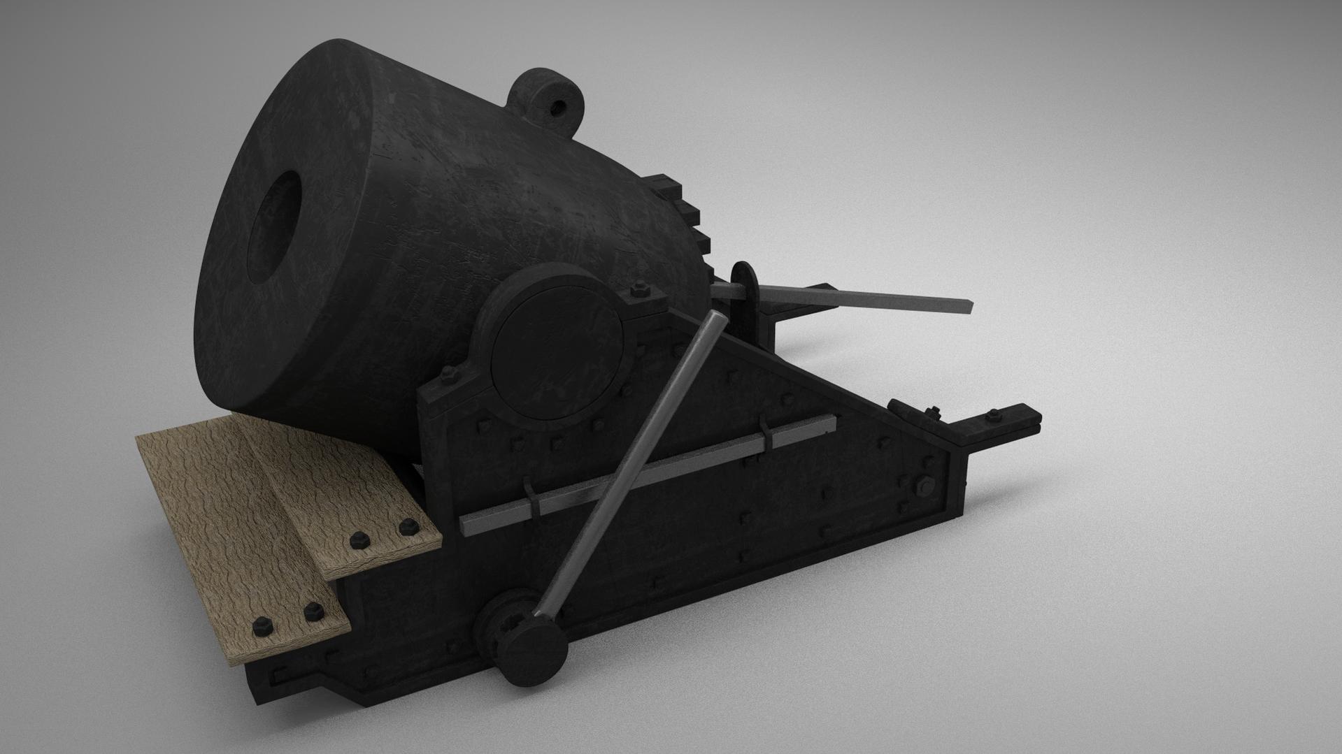 13-Inch Seacoast Mortar (1861) - Works In Progress - Blender Artists ...