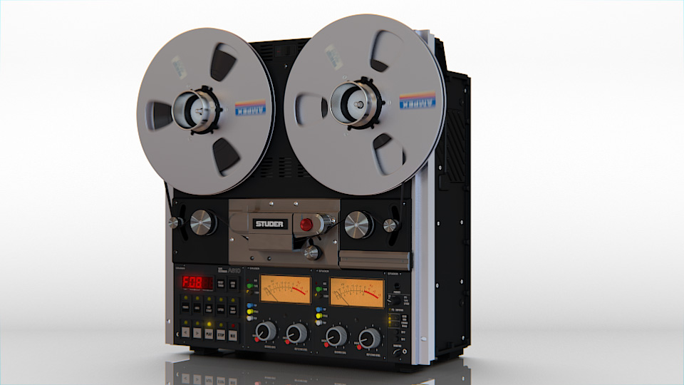 Reel to reel tape recorder - Focused Critiques - Blender Artists Community