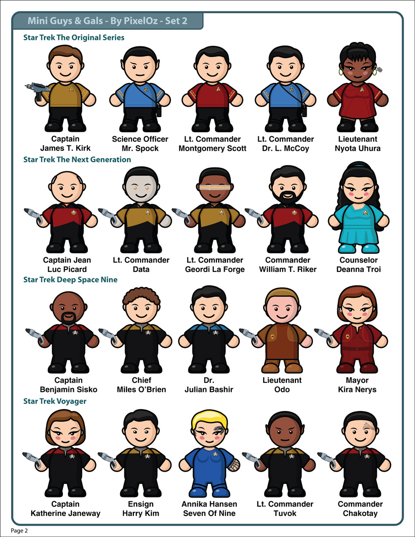 Mini-Guys & Gals Sci-Fi & Super Hero Characters Free Vector Clipart ...