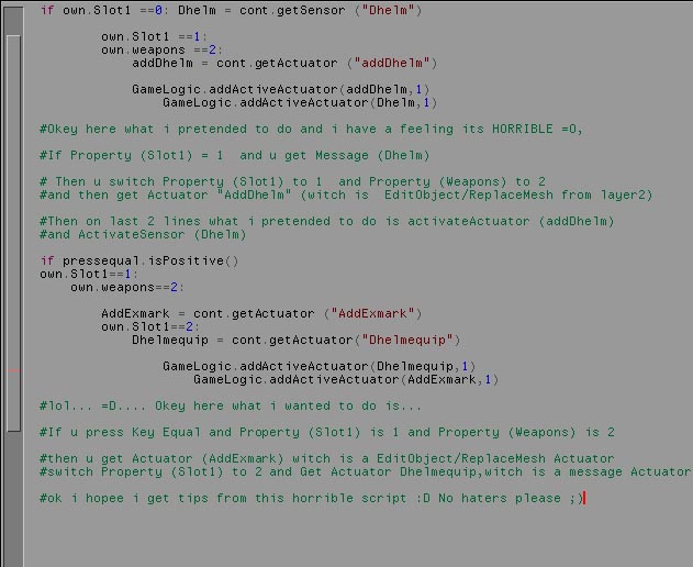 Complacated Script Combat system (small problem) - Game Engine Support and Discussion ...