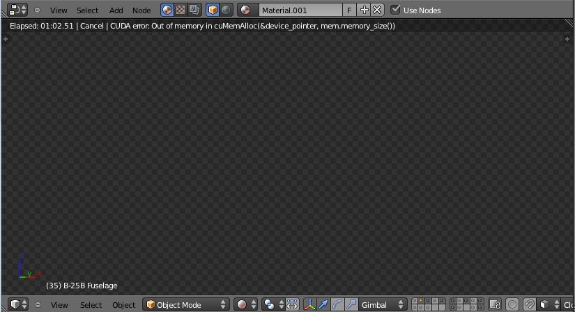 Cycles Viewport Rendering Memory Error - Lighting And Rendering ...