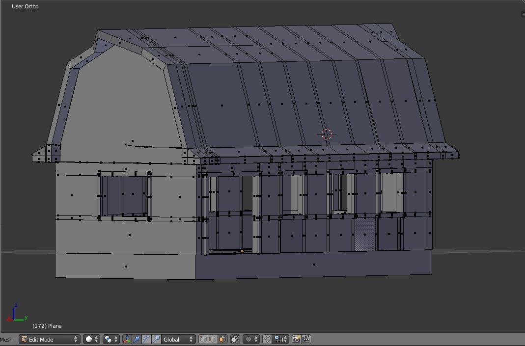 ribbed surface on building model - Materials and Textures - Blender ...