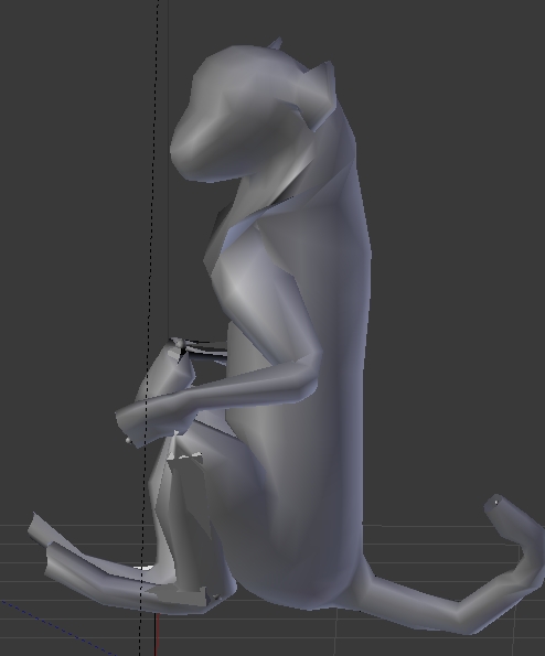 Looking for a poseable 3D model of a macaque monkey - Paid Work ...