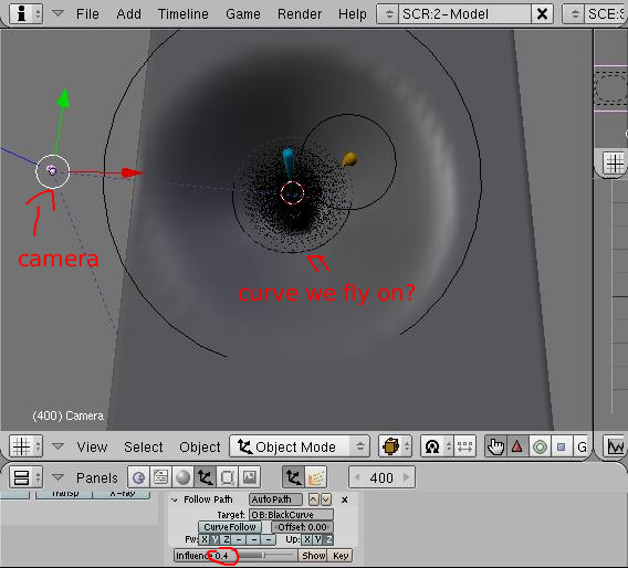 How to make the camera follow a curve/path? - Animation and Rigging ...