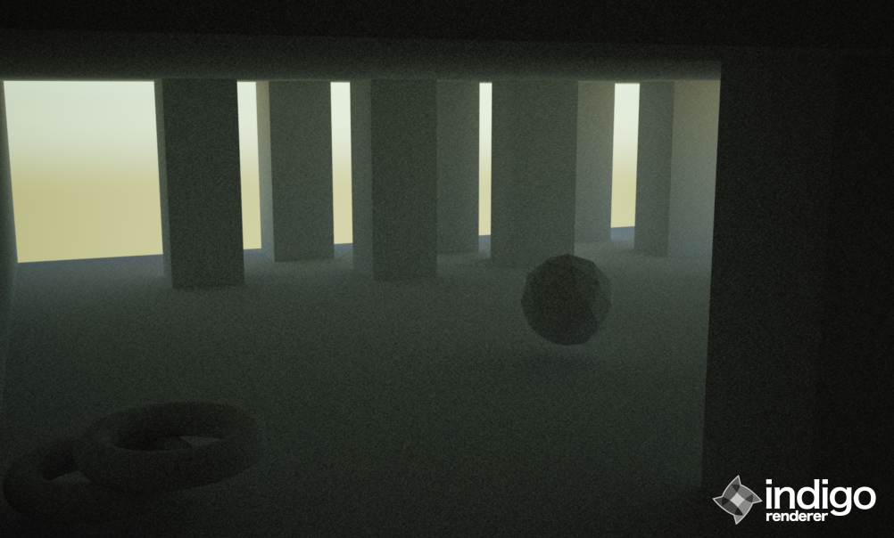 Cycles (2.64) vs Octane (1.0) ambient-lit completely diffuse scene ...