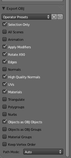 Export selected. - Technical Support - Blender Artists Community