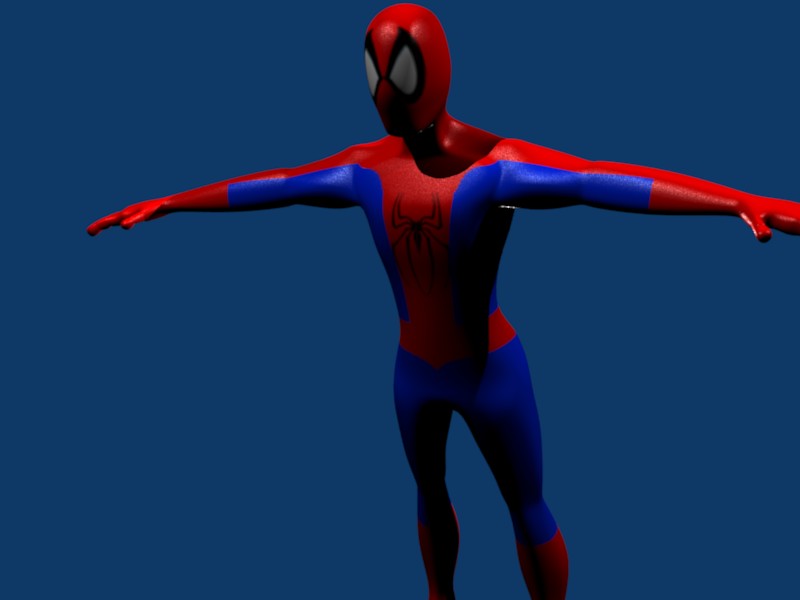 Spiderman ps4 pose recreation in blender - Finished Projects - Blender  Artists Community