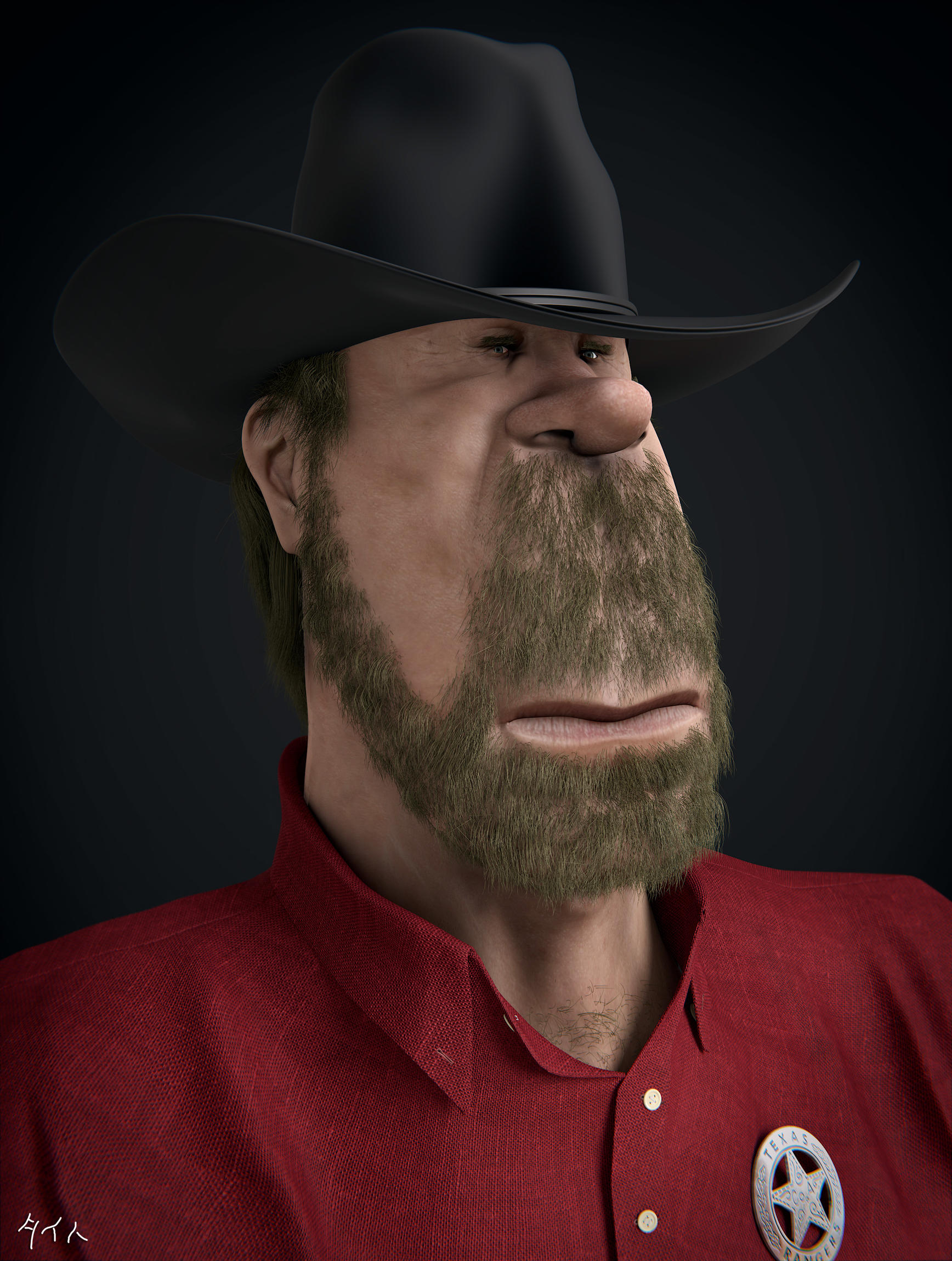 Chuck Norris Cartoon - Finished Projects - Blender Artists Community