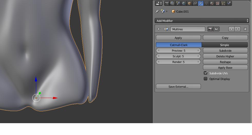 MultiRes - Distorsion issue in lower level - Modeling - Blender Artists ...