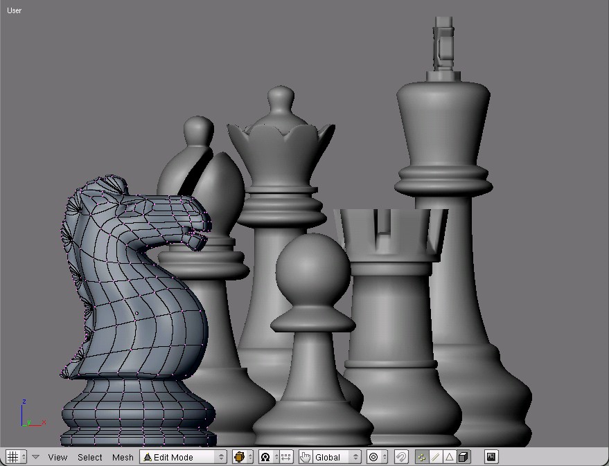 Custom chess set modeled in Blender - Finished Projects - Blender Artists  Community