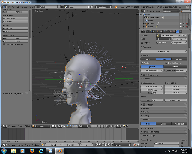 Hair problems - Particles and Physics Simulations - Blender Artists ...