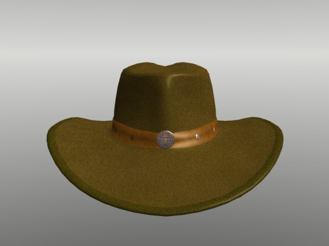 Down Under style cowboy hat... - Works in Progress - Blender Artists ...