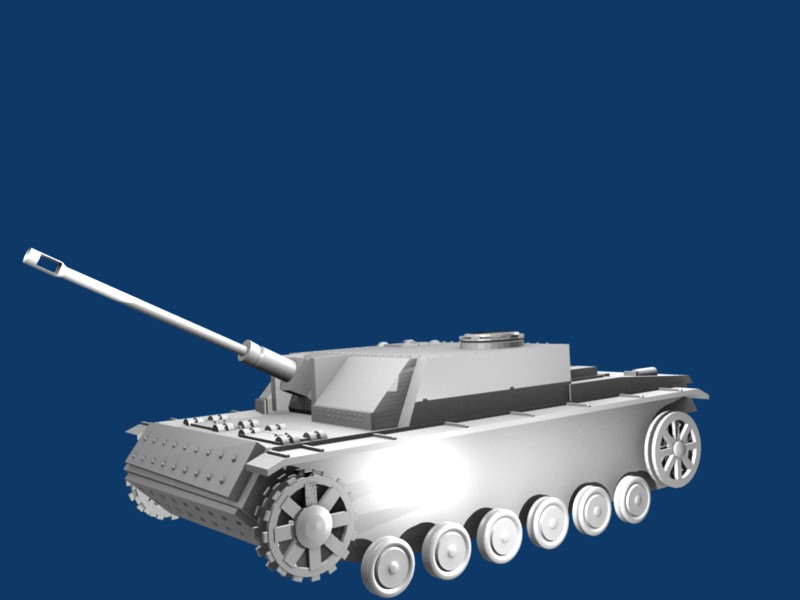 German Stug III WW 2 tank Works in Progress Blender Artists