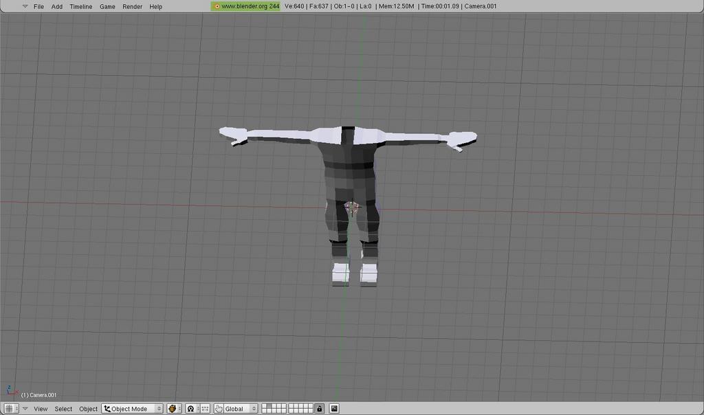 Low poly person(lots of pictures - Works in Progress - Blender