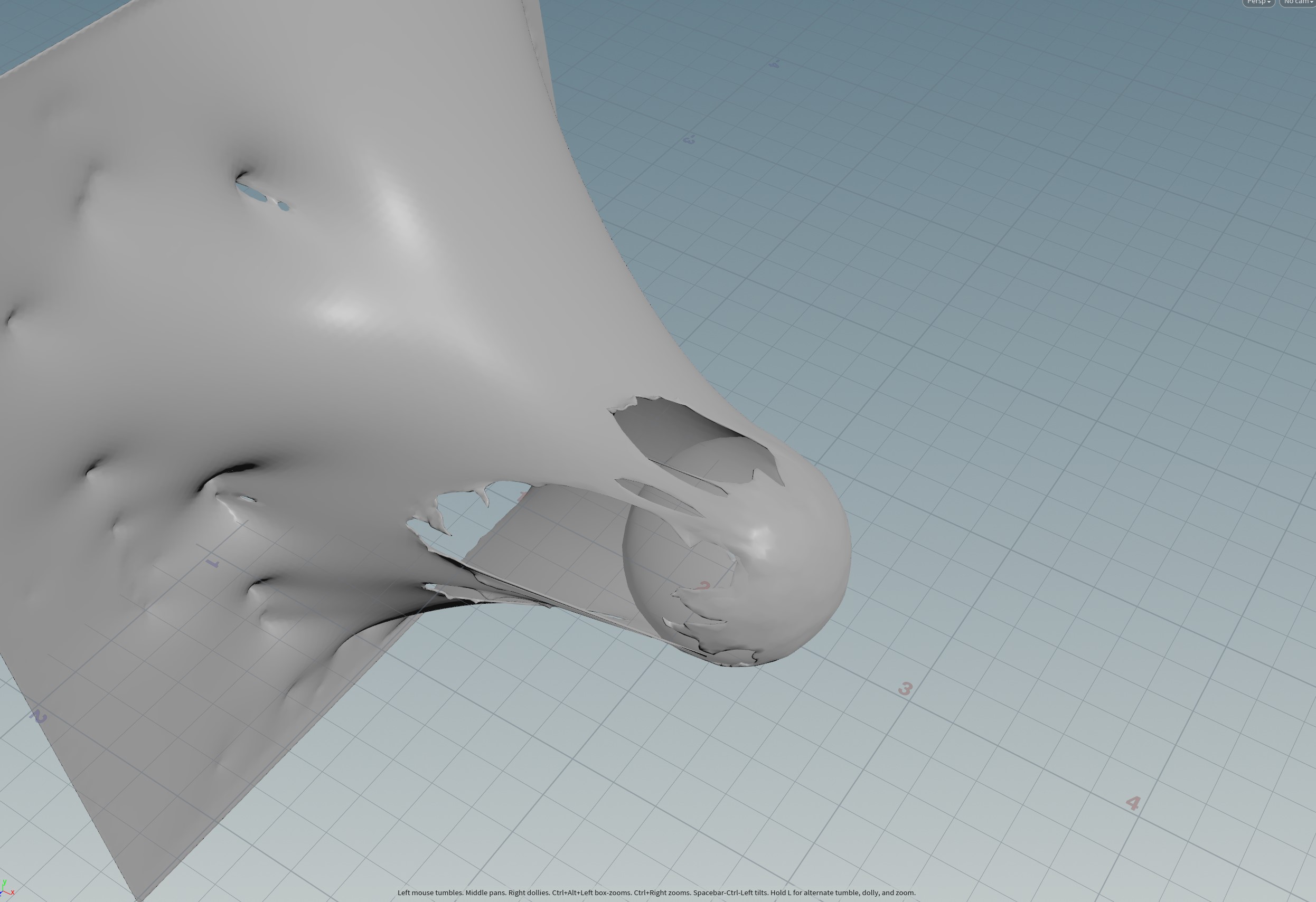 Cloth tearing before impact - Particles and Physics Simulations ...