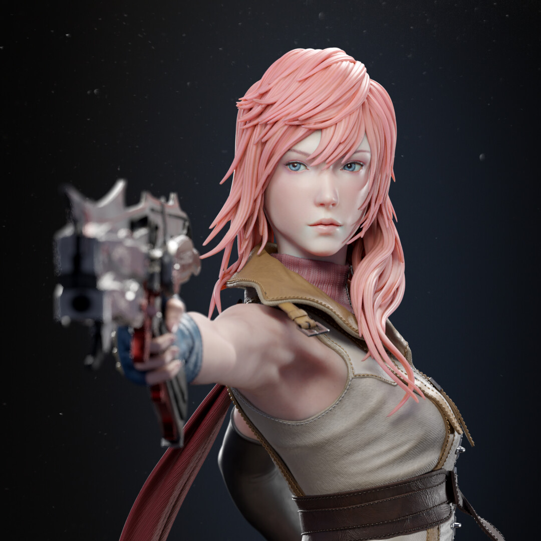 Lightning Final Fantasy WIP - Works in Progress - Blender Artists