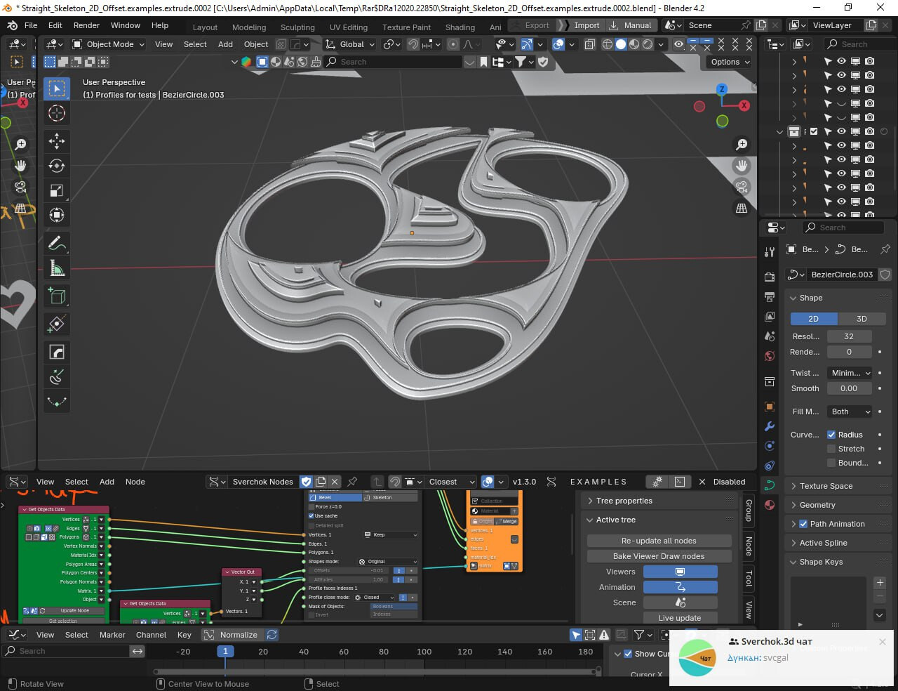 [WIP] Sverchok, parametric nodes for architects - Page 137 - Released ...