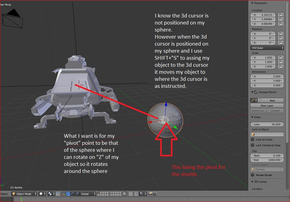 Rotate On Pivot Of Another Objects Center Point Animation And