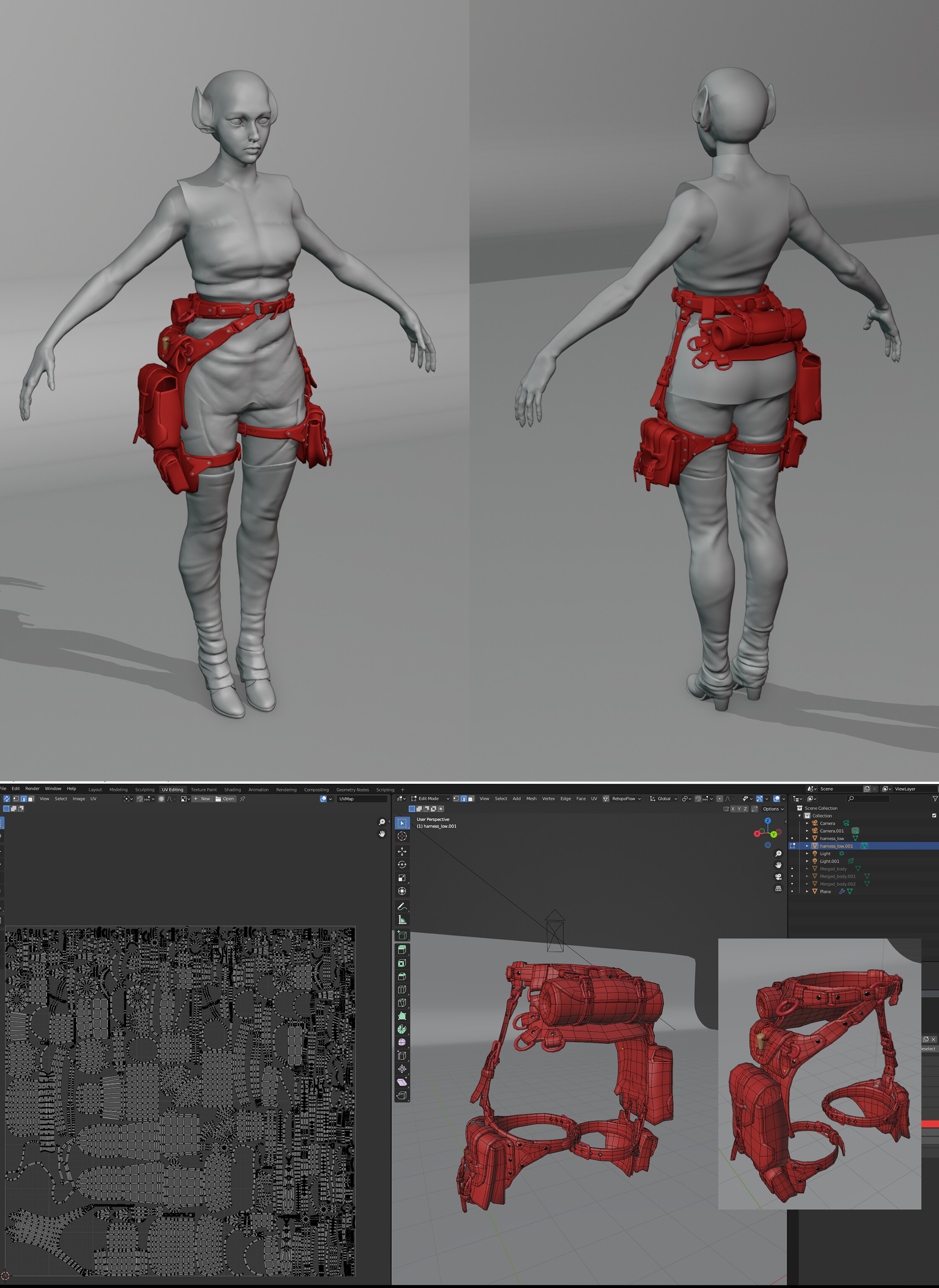 Low poly to high polyhow do you proceed? - Materials and