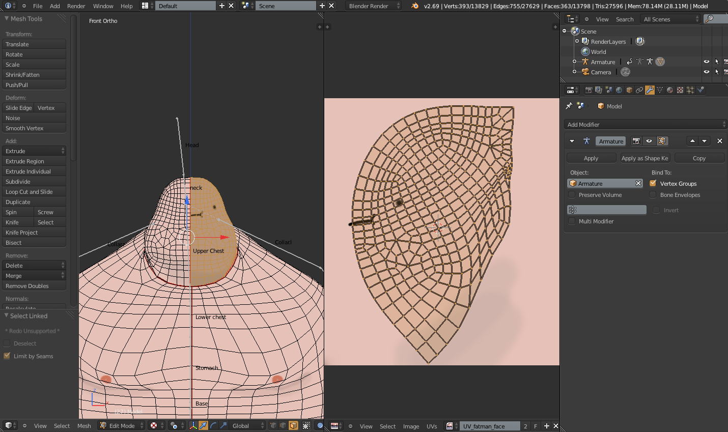 Want to mirror or stack existing UV texture - Materials and Textures ...