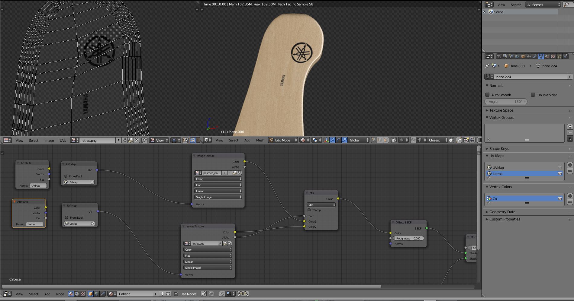 Multiple UVs problem - Materials and Textures - Blender Artists Community