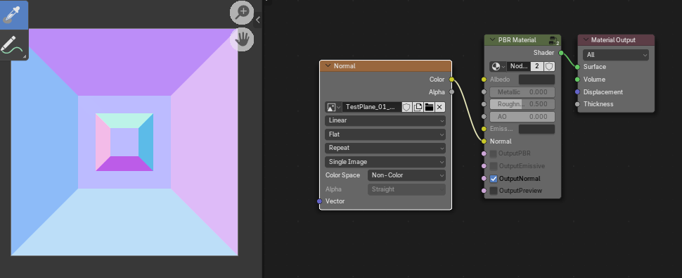 Material Rendering Output Include material normal map in normal render cycle output - Materials ...