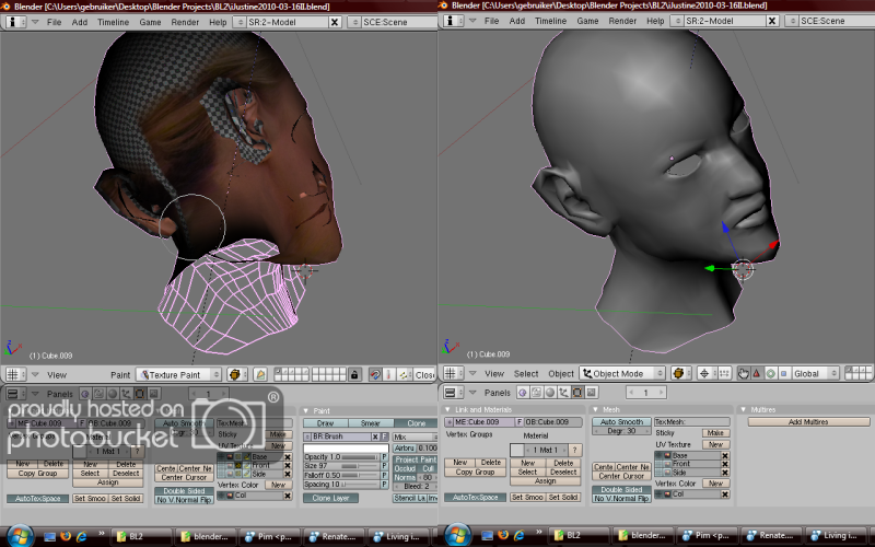 Front of mesh not visible in Texture Paint Mode - Basics & Interface ...