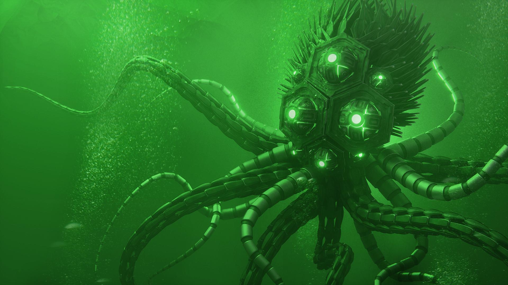 Игра в кальмара красный зеленый. Робот Октопус. Игра Октопус осьминог. Электрический осьминог. Робот осьминог.