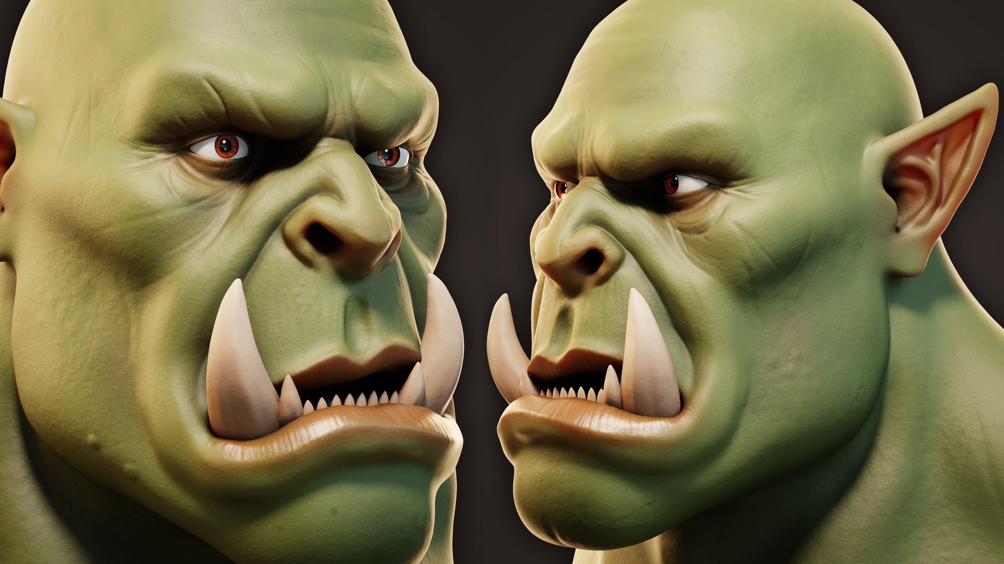 Orc Head Character Sculpt - Finished Projects - Blender Artists Community