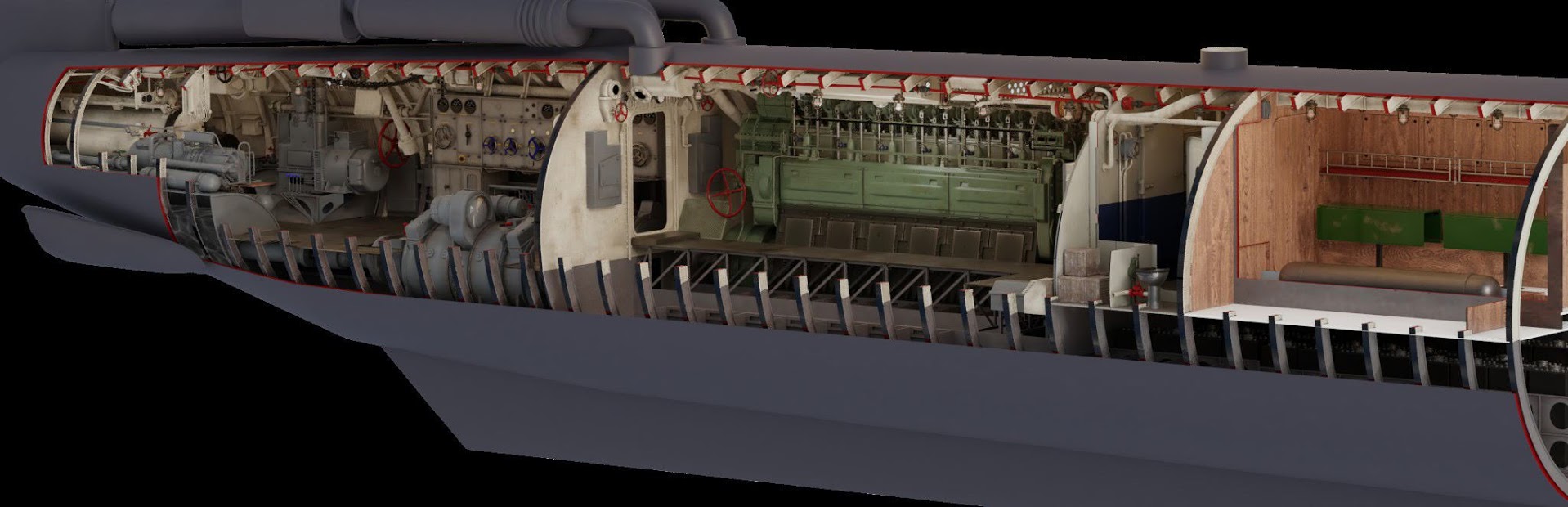 Тип 7 i. U-Boat Type VII Cutaway. U Boat Type 7. U-Boat Type IX. U Boat Тип 7 в разрезе.