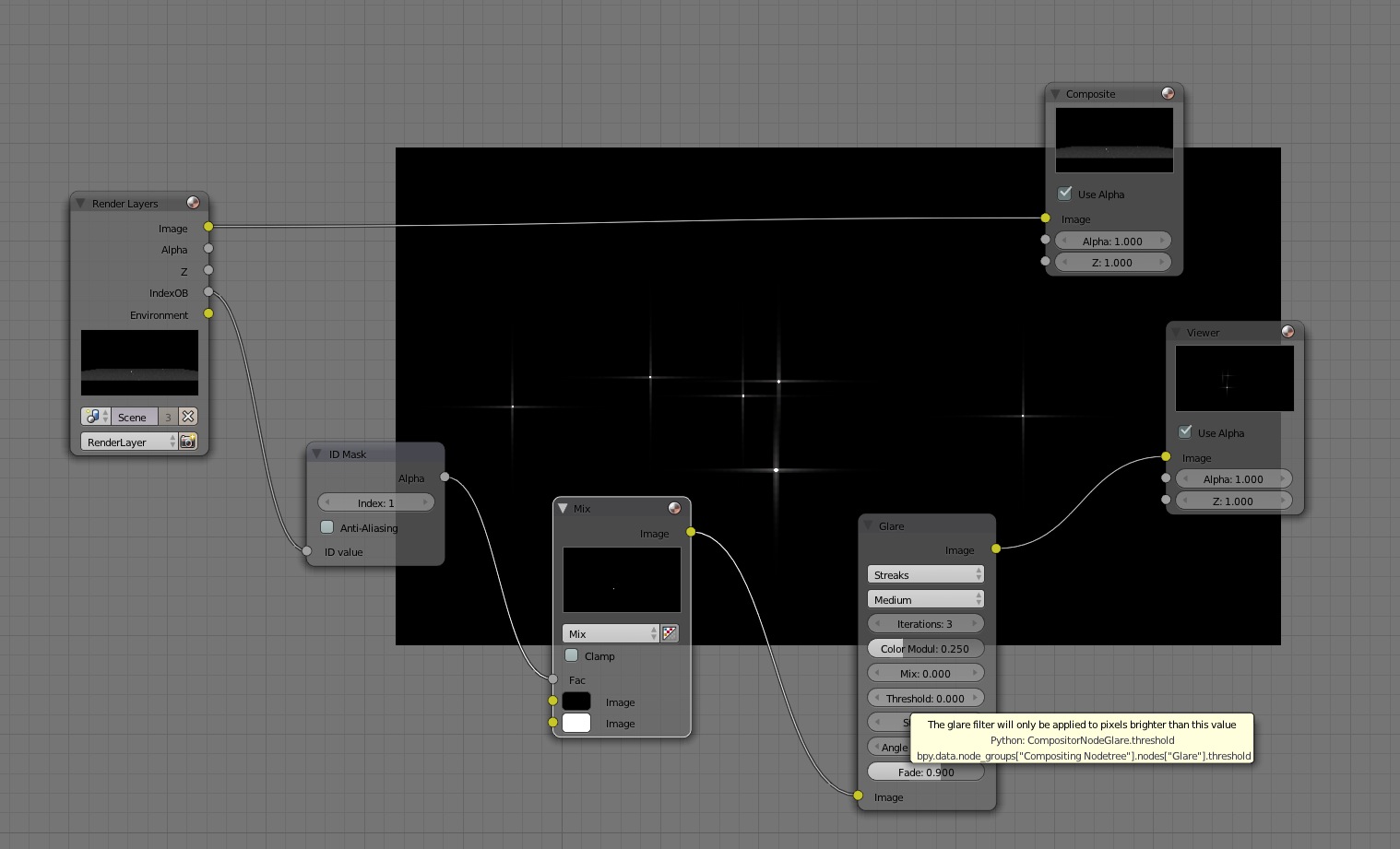 rendering - Cycles - glare/bloom isn't working? - Blender Stack Exchange