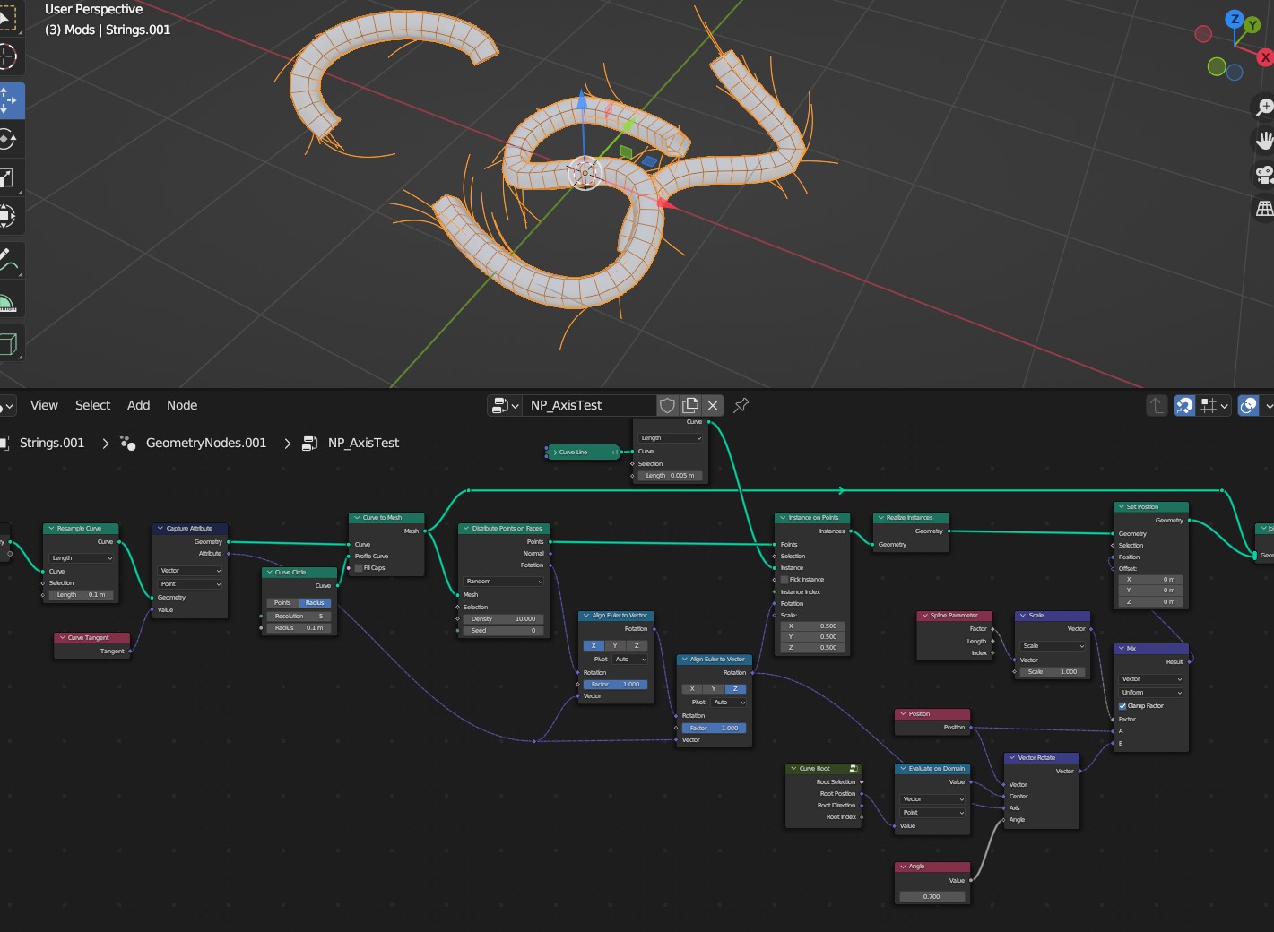 (GN) A way to rotate Realized Curves? - Modeling - Blender Artists ...