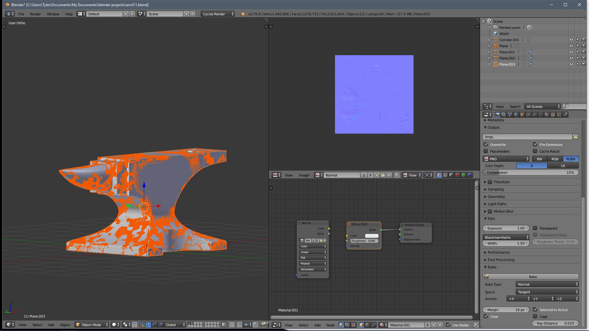 Issue baking normal map - Page 2 - Modeling - Blender Artists Community