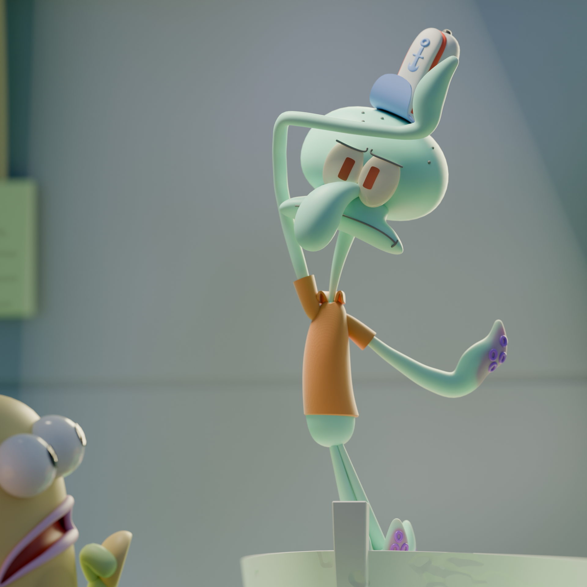 Squidward2 - Finished Projects - Blender Artists Community