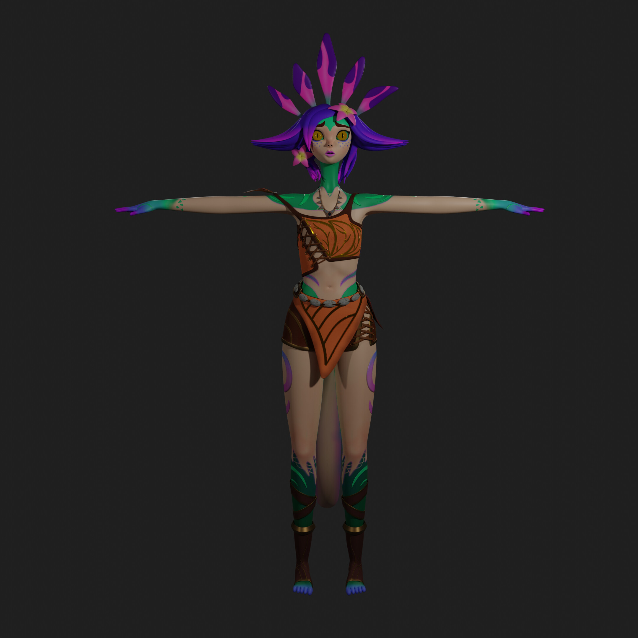 Lilith T-pose - Download Free 3D model by Keita-sama (@Keita-sama) [4d3affd]