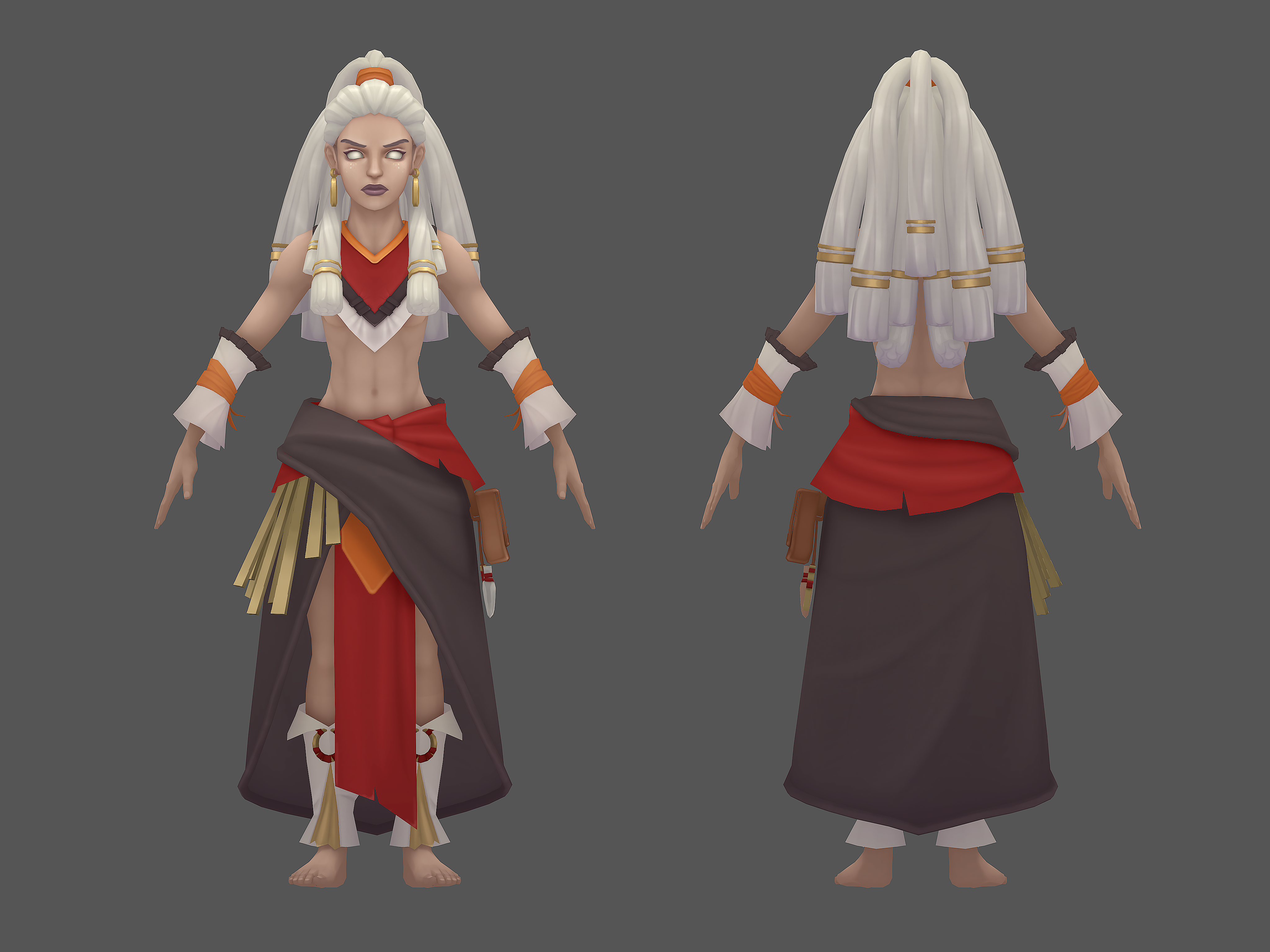 Hand Painted Character - Finished Projects - Blender Artists Community