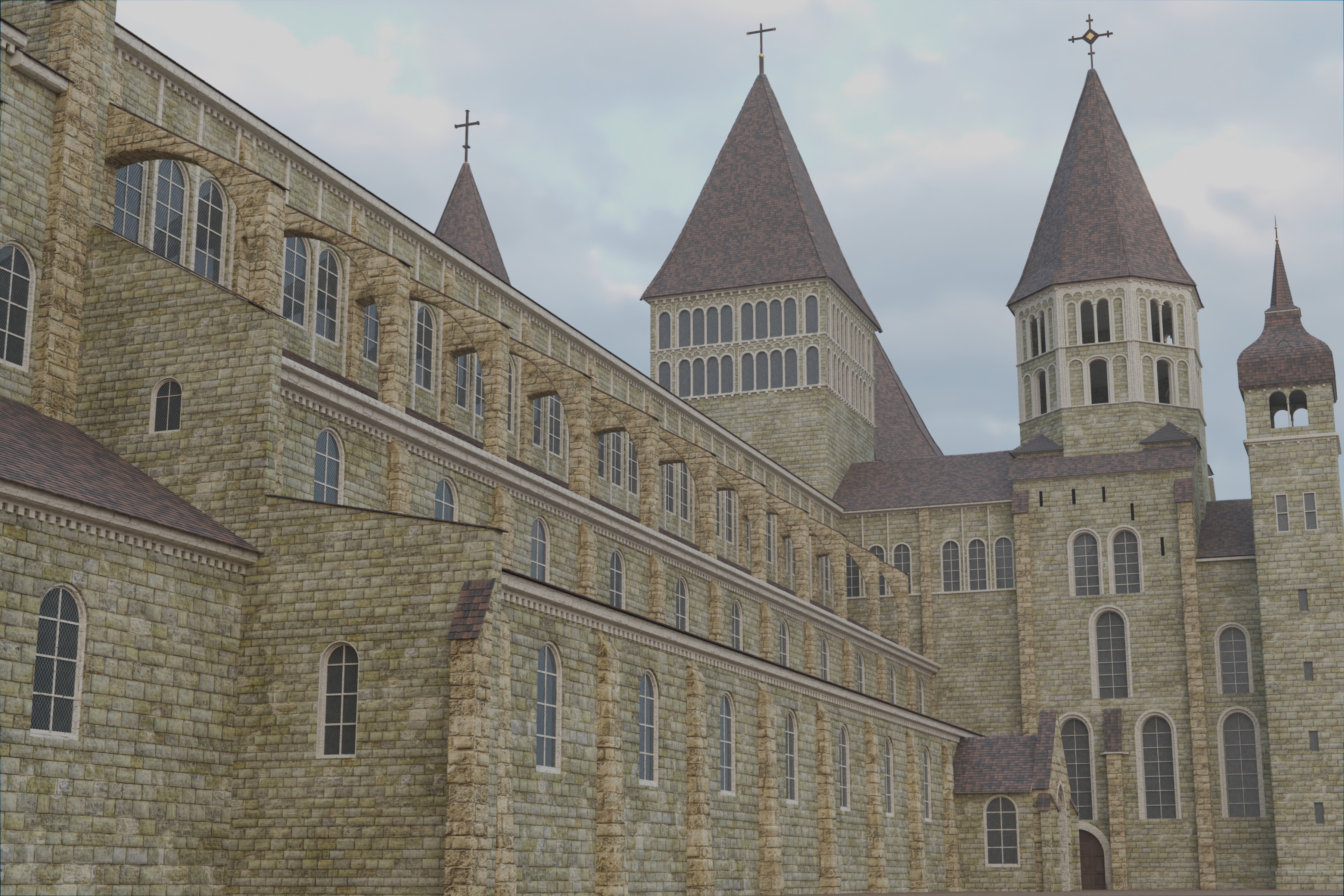 Cluny III - The model - Finished Projects - Blender Artists Community